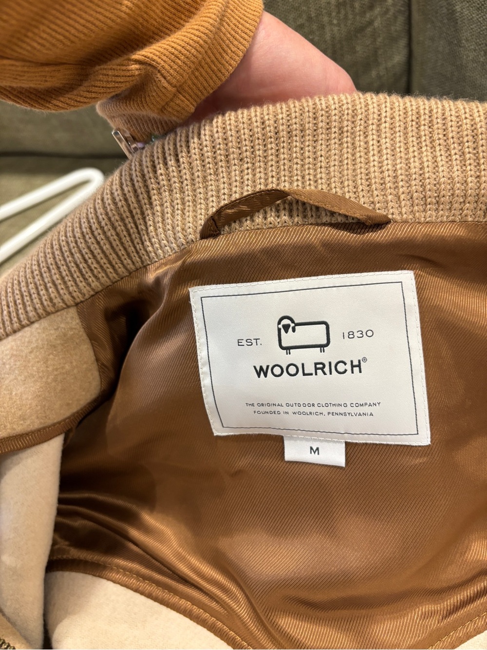 NWOT Woolrich Wool Jacket - Size Medium - Picture 4 of 9